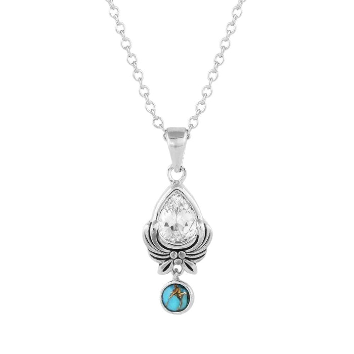 Montana Silversmiths Western Zen Crystal Turquoise Necklace WOMEN - Accessories - Jewelry - Necklaces Montana Silversmiths   