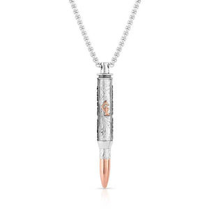 Montana Silversmiths Chris Kyle I'll Cover You Sniper Bullet Necklace MEN - Accessories - Jewelry & Cuff Links Montana Silversmiths   