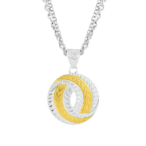 * Montana Silversmiths Kaleidescope Two Tone Pendant Necklace - FINAL SALE WOMEN - Accessories - Jewelry - Necklaces Montana Silversmiths