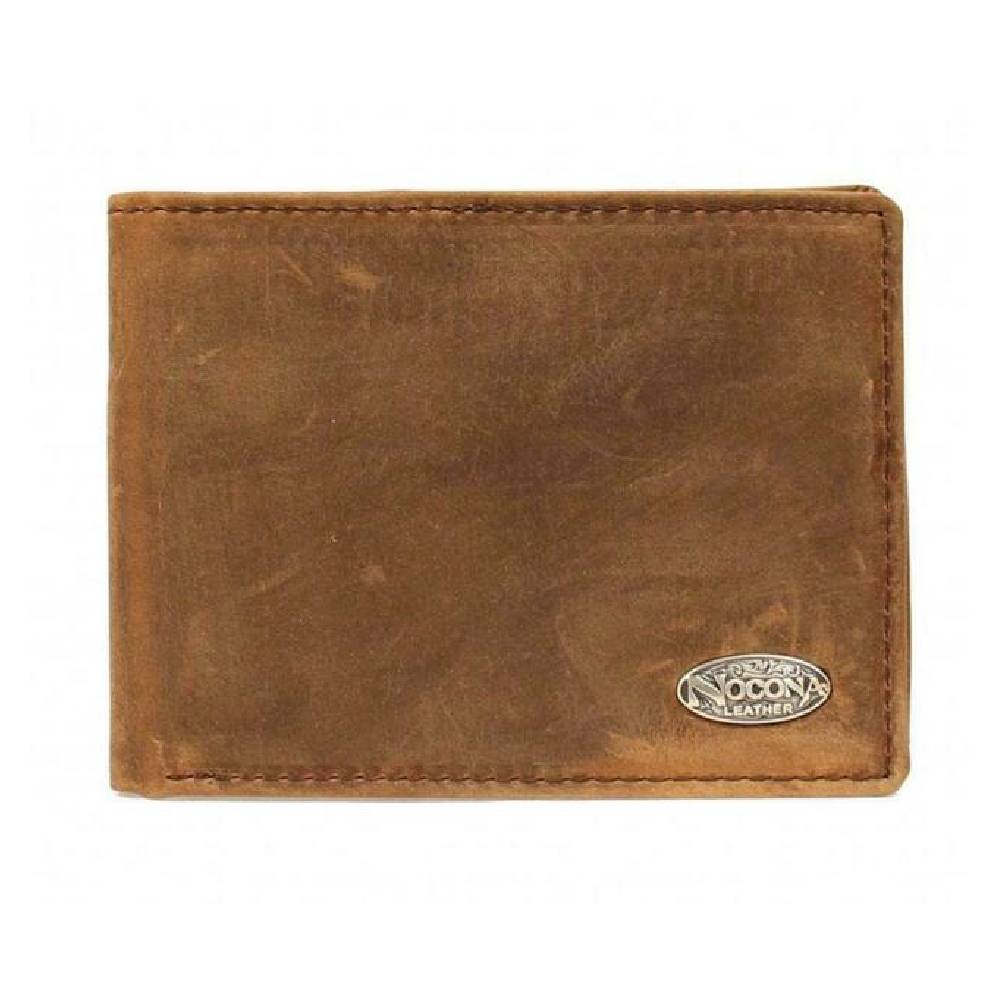 Nocona Solid Distressed Passcase Bifold Wallet MEN - Accessories - Wallets & Money Clips M&F Western Products   