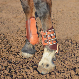Classic Equine Leather Splint Boot Tack - Leg Protection - Splint Boots Classic Equine   