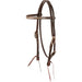 Martin Saddlery Rawhide Lacing Browband Headstall Tack - Headstalls Martin Saddlery Chocolate