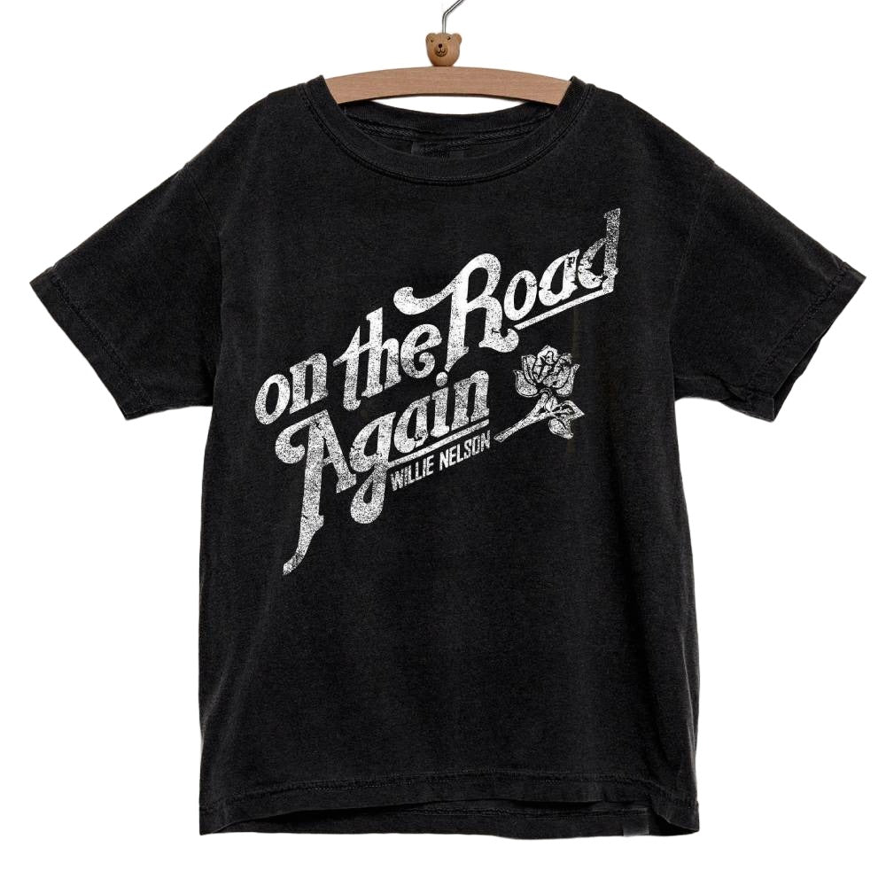 Youth Willie Nelson On The Road Again Tee KIDS - Boys - Clothing - T-Shirts & Tank Tops Livy Lu + Liv Goods   