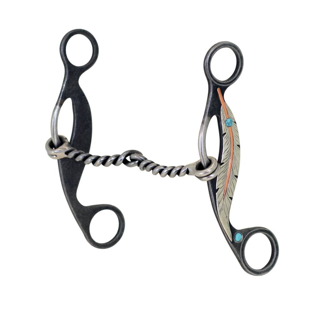 Metalab Feather Collection Twisted Snaffle Gag Bit Tack - Bits, Spurs & Curbs - Bits Metalab   