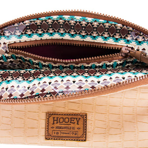 Hooey Sedona Moon Leather Makeup Bag ACCESSORIES - Luggage & Travel - Cosmetic Bags Hooey   