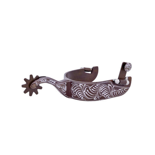 Metalab Floral Engraved Show Spurs Tack - Spurs Metalab   