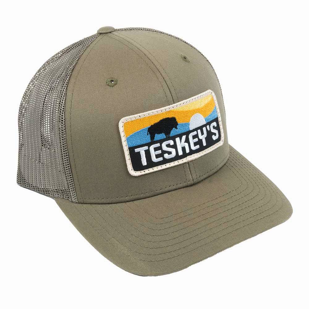 Teskey's Sunset Buffalo Cap - Loden - Teskeys