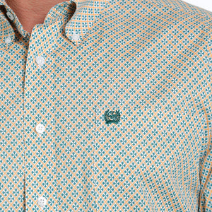 Cinch Green Multi Print Shirt MEN - Clothing - Shirts - Long Sleeve Shirts Cinch   