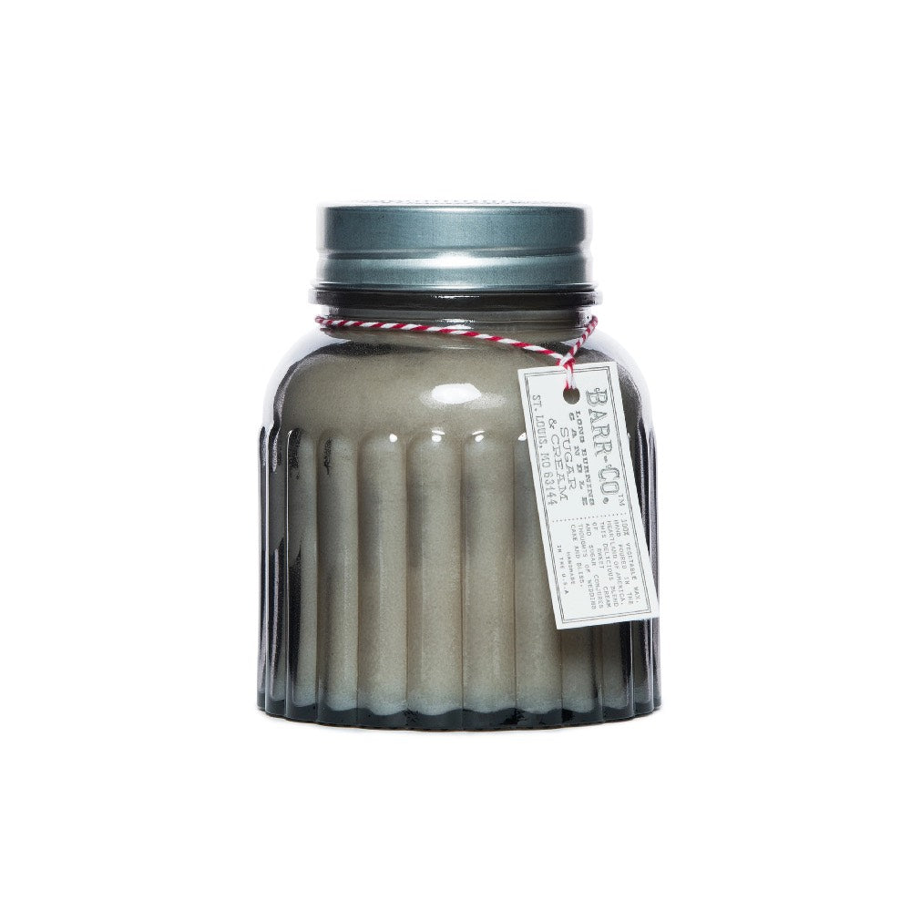 Apothecary Jar Candle | Sugar + Cream HOME & GIFTS - Home Decor - Candles + Diffusers Barr-Co.   