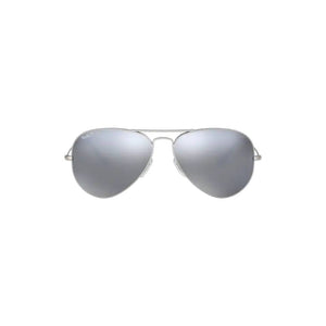Ray-Ban Matte Silver Large Metal Aviator Sunglasses ACCESSORIES - Additional Accessories - Sunglasses Ray-Ban   