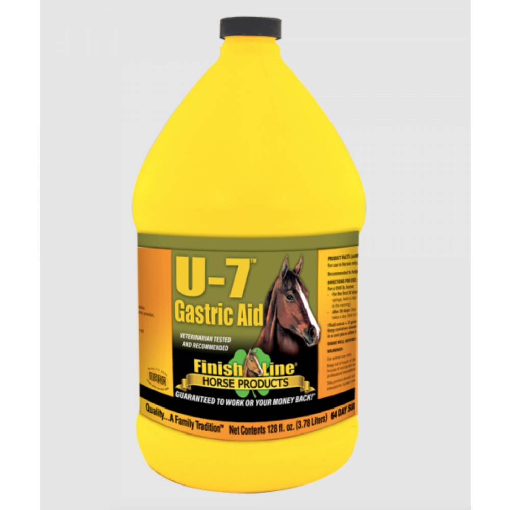 U-7 Gastric Aid Liquid Formula FARM & RANCH - Animal Care - Equine - Supplements - Digestive Finish Line   