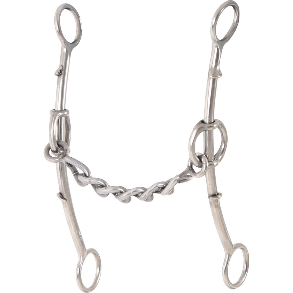Classic Equine Goostree Double Gag Long Shank Chain Bit - Teskeys