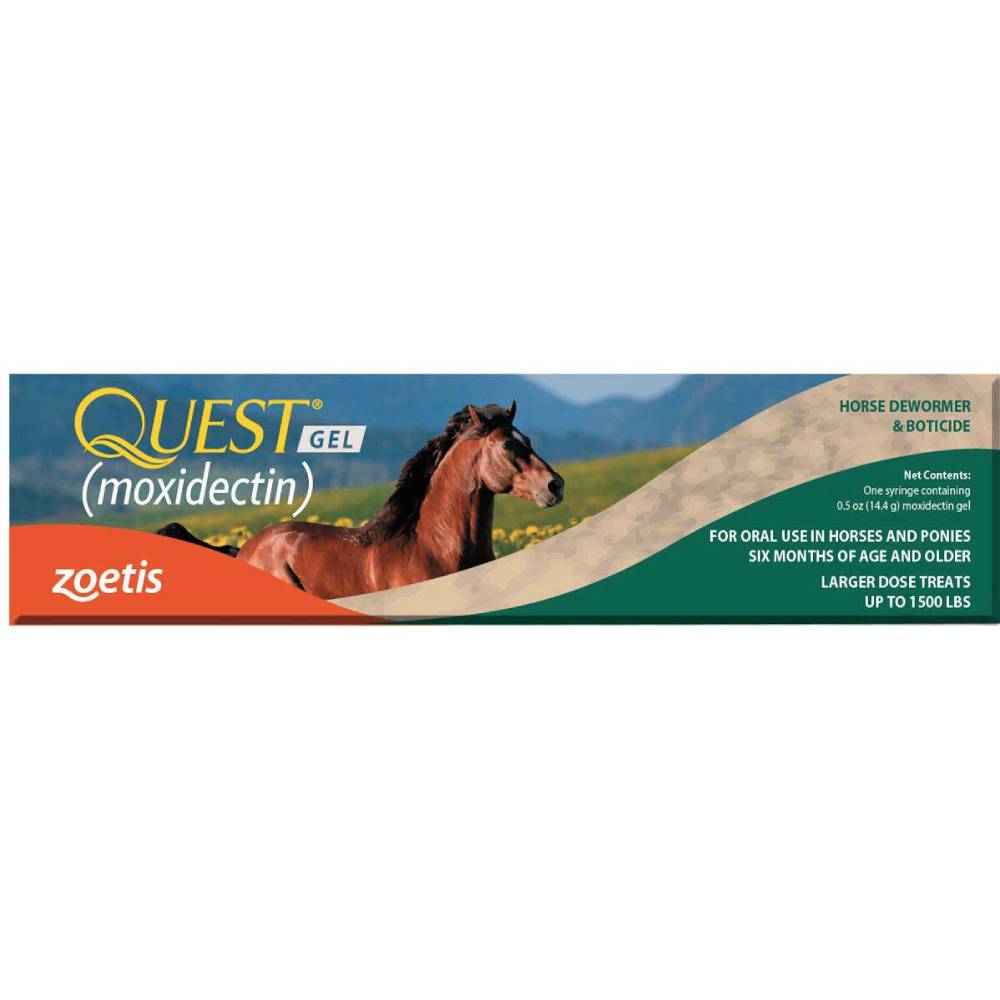 Quest Gel (Moxidectin) Equine - Dewormer Zoetis   