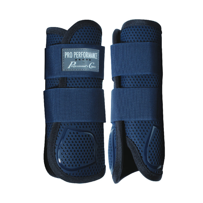 Professional's Choice Pro Performance Elite Front XC Boot Tack - Leg Protection Professional's Choice Navy  