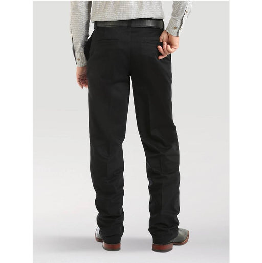 Wrangler Riata Flat Front Black Pant MEN - Clothing - Pants Wrangler   