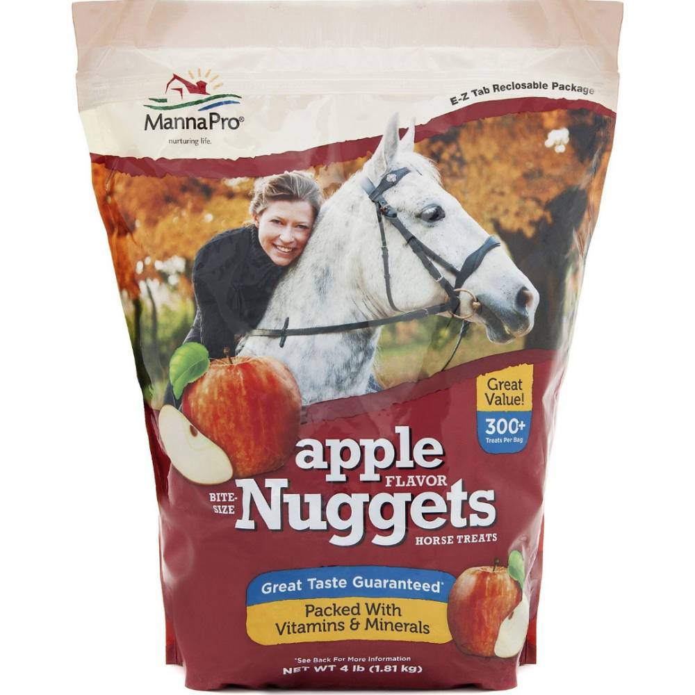 Manna Pro Bite-Size Nuggets Equine - Toys & Treats Manna Pro Apple 1 lb 