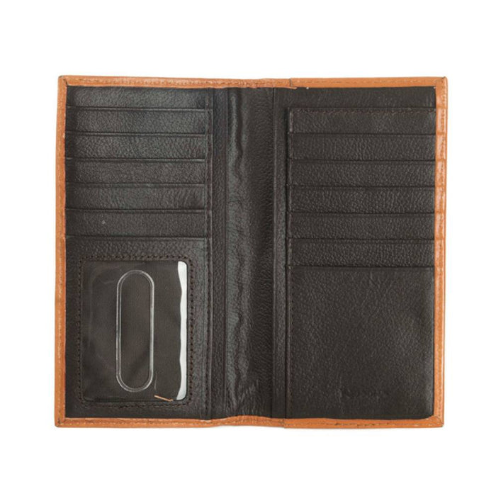 Nocona Tooled Overlay Buckstitch Rodeo Wallet MEN - Accessories - Wallets & Money Clips M&F Western Products   