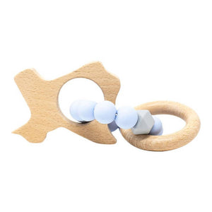 Three Hearts Texas Rattle Teether KIDS - Baby - Baby Accessories THREE HEARTS Baby Blue  