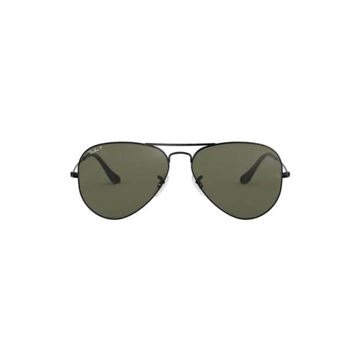 Ray-Ban Black Polarized Aviator Sunglasses ACCESSORIES - Additional Accessories - Sunglasses Ray-Ban   