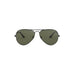 Ray-Ban Black Polarized Aviator Sunglasses ACCESSORIES - Additional Accessories - Sunglasses Ray-Ban   