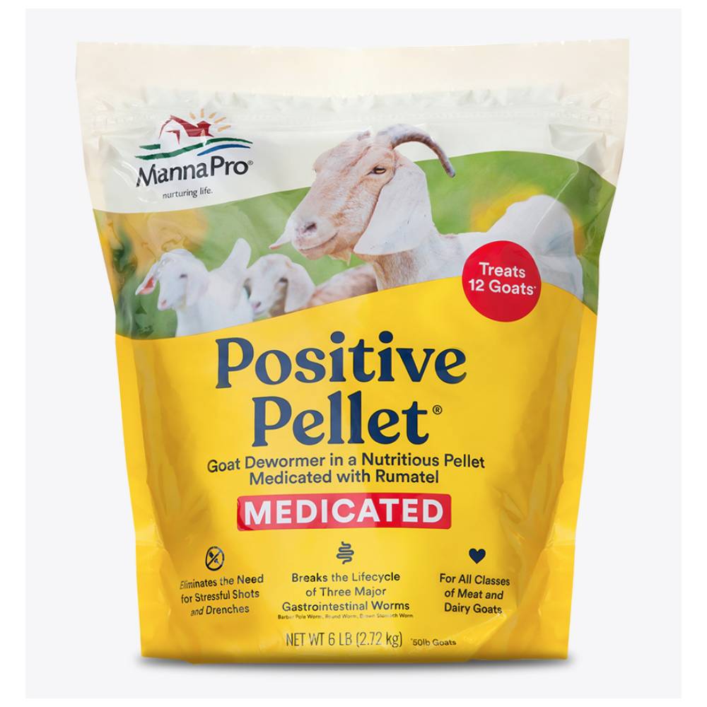 Positive Pellet Goat Dewormer Farm & Ranch - Animal Care - Livestock - De-Wormer MannaPro   