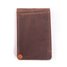 Rustico Money Clip Leather Wallet - FINAL SALE MEN - Accessories - Wallets & Money Clips RUSTICO Dark Brown  