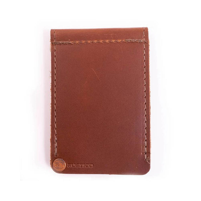 Rustico Money Clip Leather Wallet - FINAL SALE MEN - Accessories - Wallets & Money Clips RUSTICO Saddle  