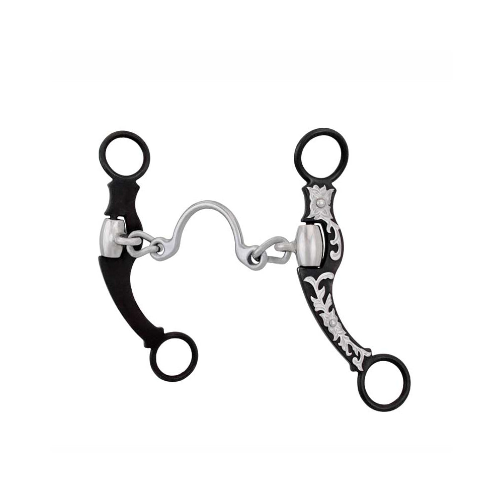 Metal Chain Bit Metalab Floral Ported Chain Bit - Teskeys