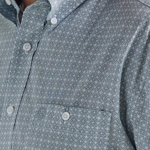 Wrangler George Strait Two-Pocket Long Sleeve Shirt - FINAL SALE MEN - Clothing - Shirts - Long Sleeve Shirts Wrangler   