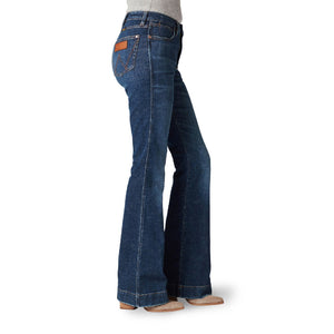 Wrangler Women's Retro Green High Rise Trouser Jean - Ellery WOMEN - Clothing - Jeans Wrangler   