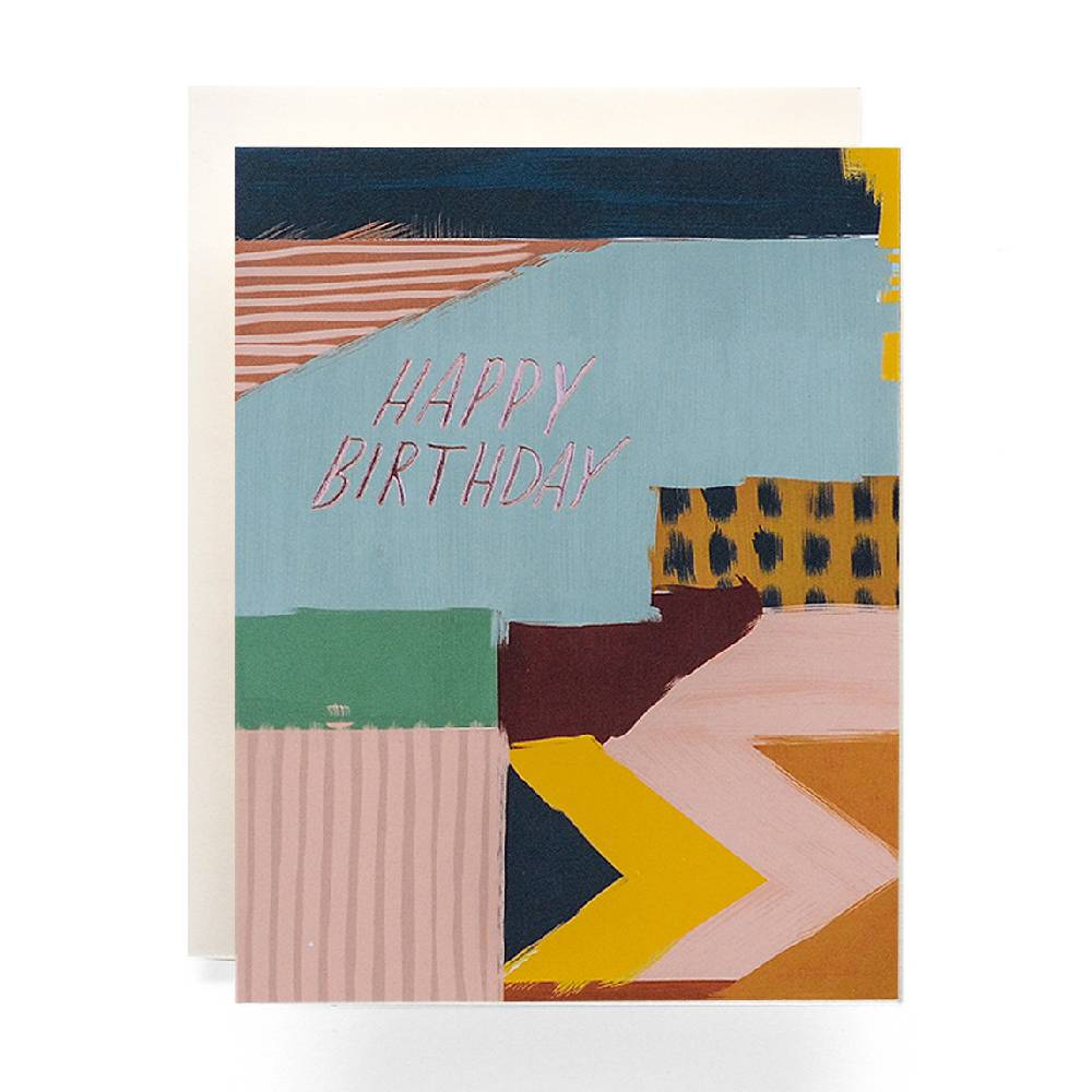 Abstract Birthday Greeting Card HOME & GIFTS - Gifts Antiquaria   