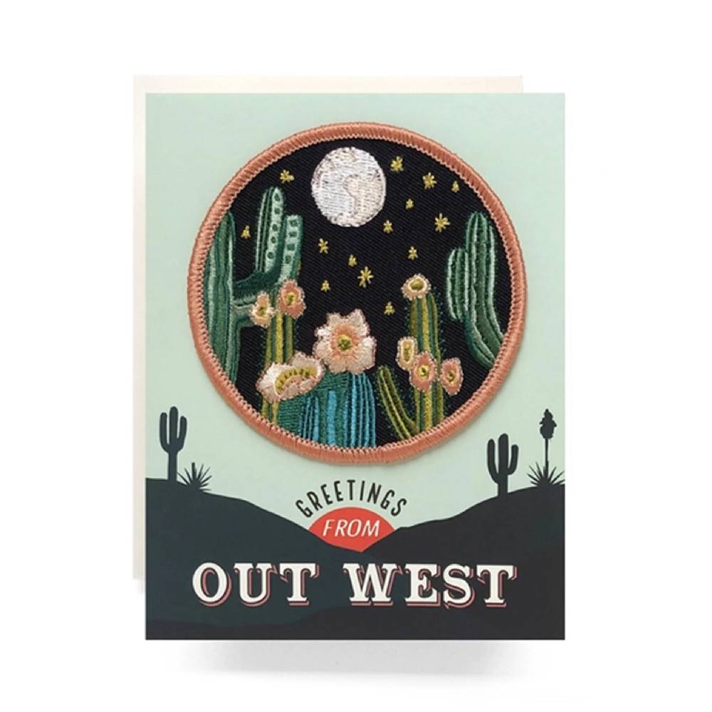 Patch Out West Greeting Card HOME & GIFTS - Gifts Antiquaria   