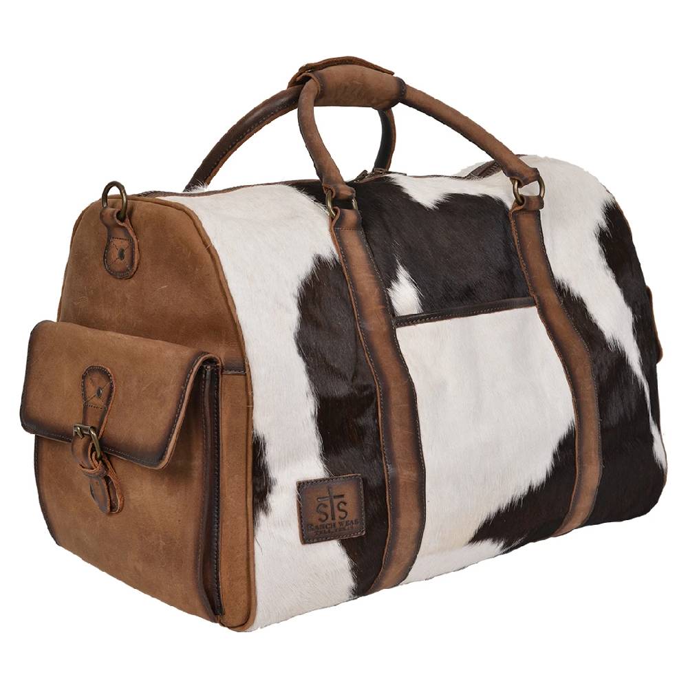Fringe Cowhide Duffle Bag – Western Linens