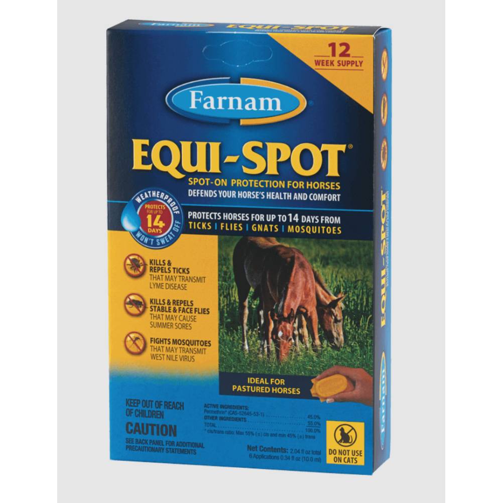 Equi-Spot Fly Control 12 Week Supply Farm & Ranch - Animal Care - Equine - Fly & Insect Control Farnam   
