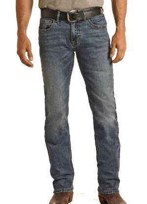 Rock & Roll Denim Hooey Straight Bootcut Jeans - FINAL SALE MEN - Clothing - Jeans Panhandle   