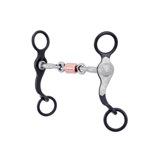 Santa Fe Flower Twist Dog Bone Pony Bit Tack - Bits Metalab   