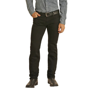 Rock & Roll Denim Men's Black Revolver Jean - FINAL SALE MEN - Clothing - Jeans Panhandle   