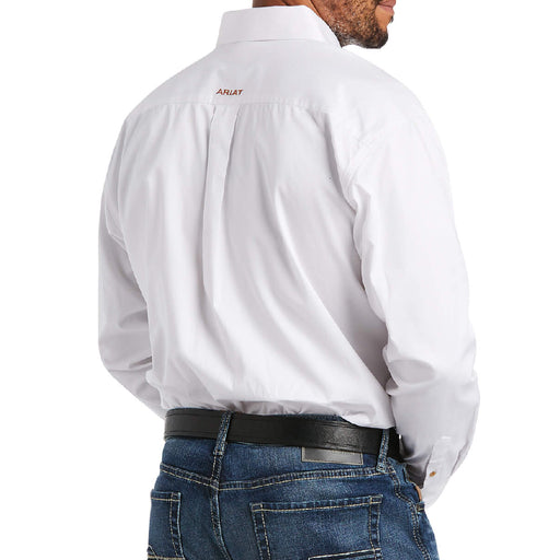 Ariat Men's Solid White Twill Shirt MEN - Clothing - Shirts - Long Sleeve Ariat Clothing