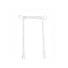 Metalab White Braided Lead Curb Strap Tack - Bits Metalab