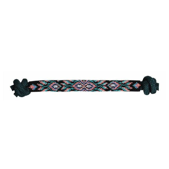 Professional's Choice Beaded Rope Halter with Lead Tack - Halters & Leads Professional's Choice Hunter Green