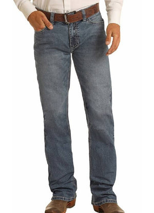 Rock & Roll Denim Double Barrel Bootcut Jeans - FINAL SALE MEN - Clothing - Jeans Panhandle   