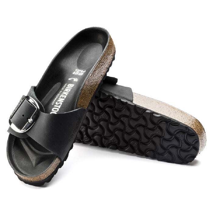 Birkenstock Madrid Big Buckle - Black WOMEN - Footwear - Sandals Birkenstock   