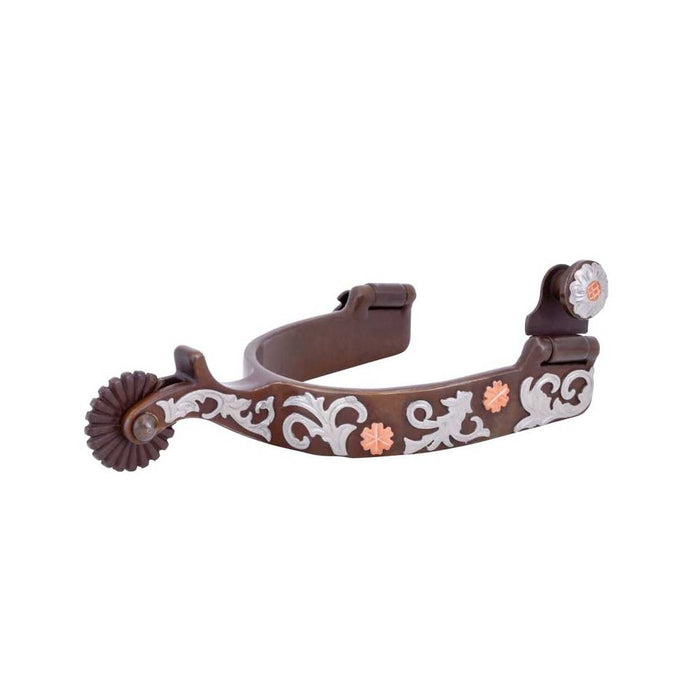 Metalab Copper Flower Spurs Tack - Spurs Metalab   