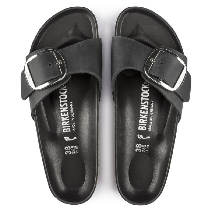 Birkenstock Madrid Big Buckle - Black WOMEN - Footwear - Sandals Birkenstock   
