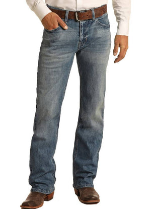 Rock & Roll Denim Vintage '46 Relaxed Bootcut Jeans - FINAL SALE MEN - Clothing - Jeans Panhandle   
