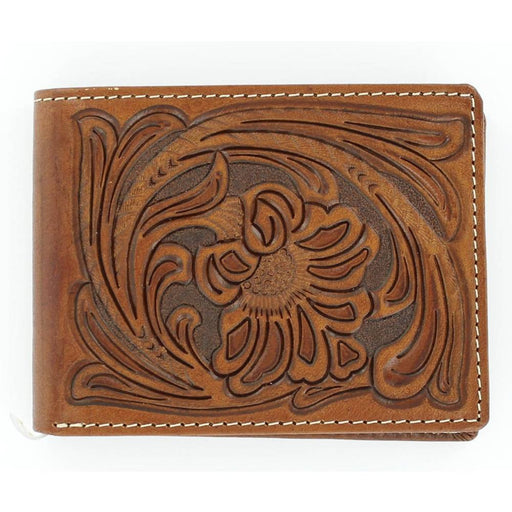 Nocona Floral Embossed Bi-Fold Wallet MEN - Accessories - Wallets & Money Clips M&F Western Products   