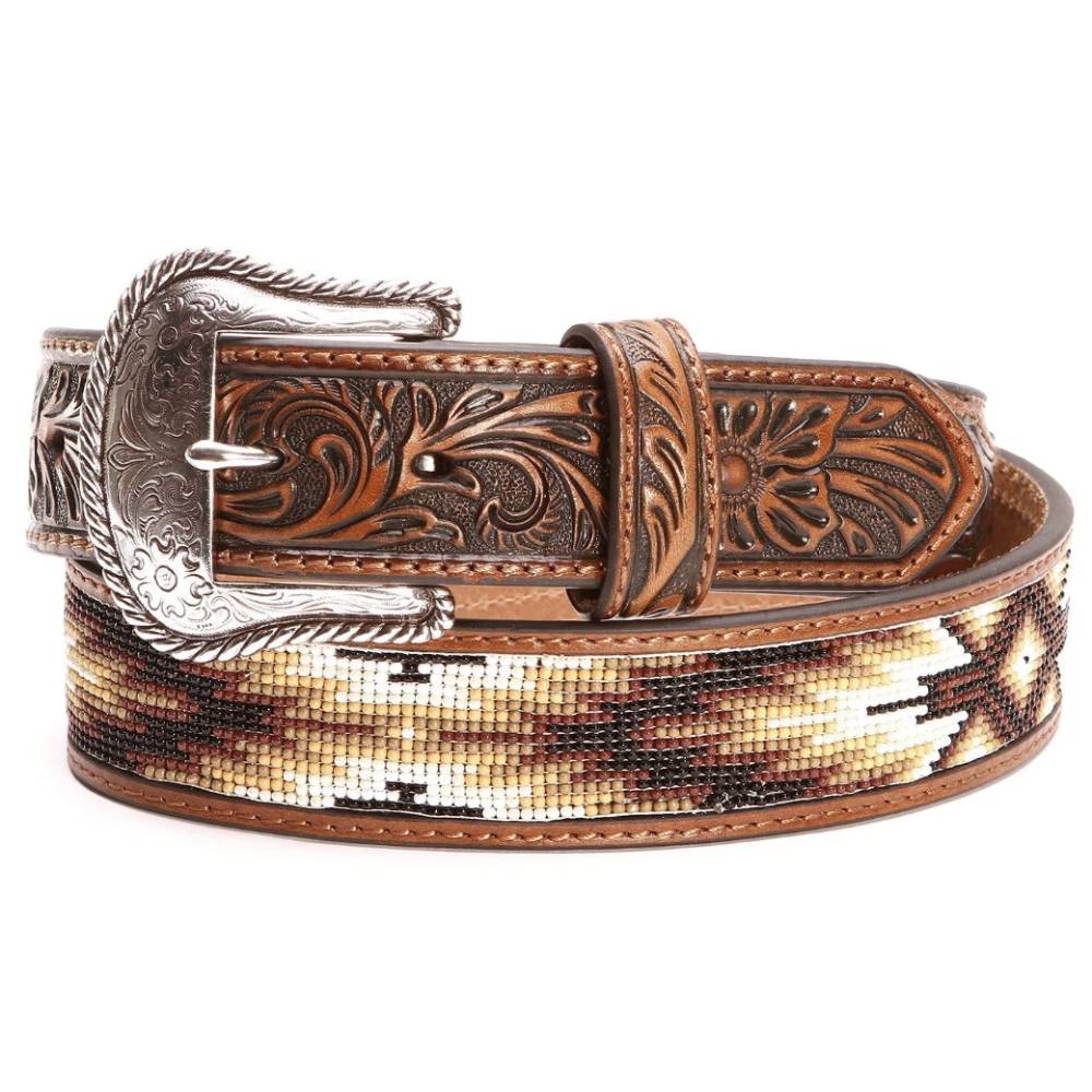Southwestern Beaded Inlay Belt MEN - Accessories - Belts & Suspenders M&F Western Products 32  