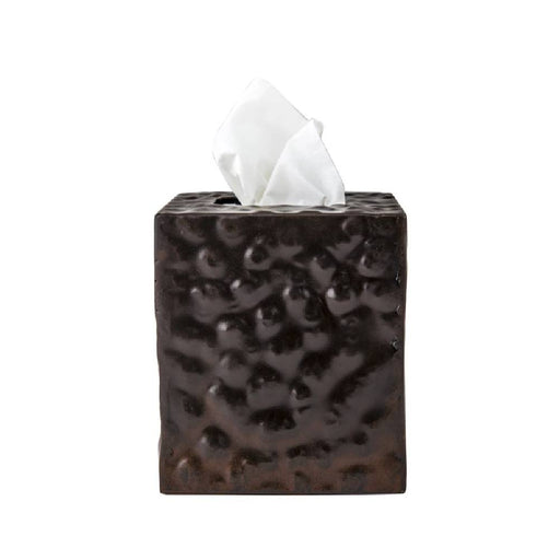 Jan Barboglio Hammered Square Tissue Box HOME & GIFTS - Home Decor - Decorative Accents Jan Barboglio By Blanca Santa   