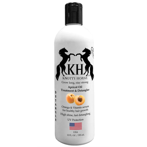 Knotty Horse Apricot Oil Detangler Equine - Grooming Knotty Horse 12oz  