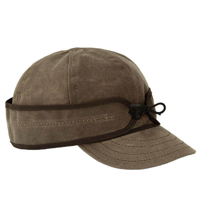 Stormy Kromer Waxed Cotton Kromer Hat HATS - CASUAL HATS Stormy Kromer Oak 7 3/8 